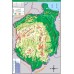 MAPA GEOGRAFIA ROMANIEI - 6 PLANSE A3 PLIATE PLASTIFIATE